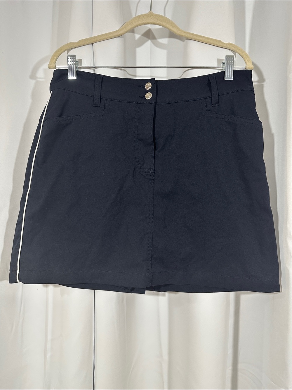 Daily Sports Navy Golf Skort Size 10 Athletic Tennis Golf Skirt Built In Shorts